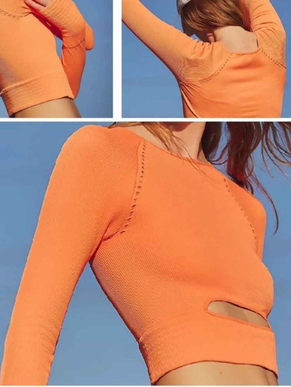Free People FP Movement Cut It Out Long-Sleeve